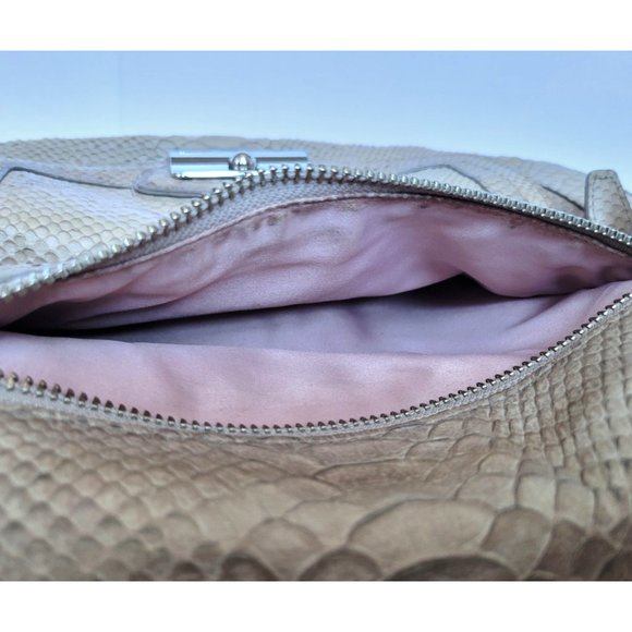 COACH Kristin Pinnacle Embossed Python Laila Round Satchel 19342 - Picture 11 of 16